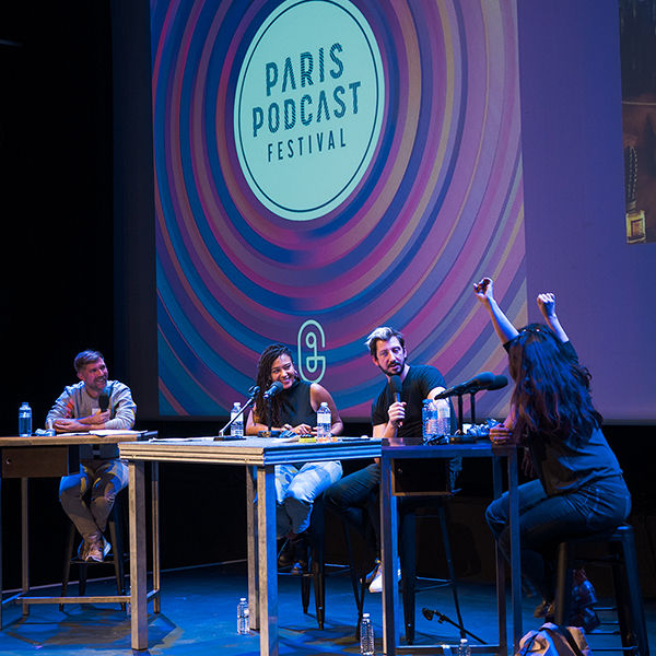 Photo prise au Paris Podcast Festival